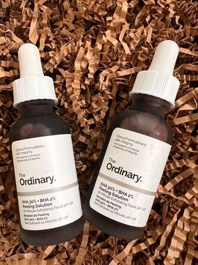 2 New The Ordinary~AHA 30% + BHA 2% High-Strength Peeling Solution Brightening
